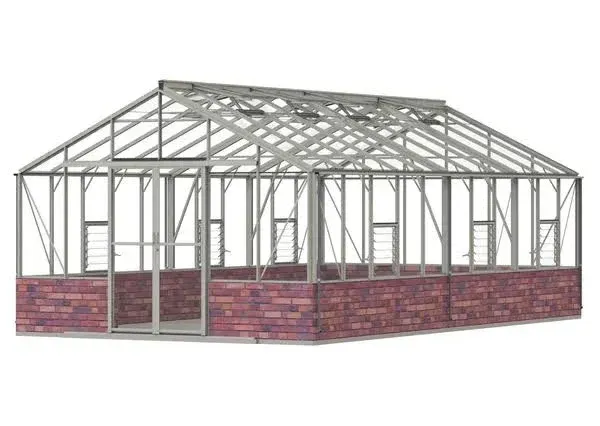 Robinsons Regal Pastel Sage 12ft7 x 22ft10 Greenhouse